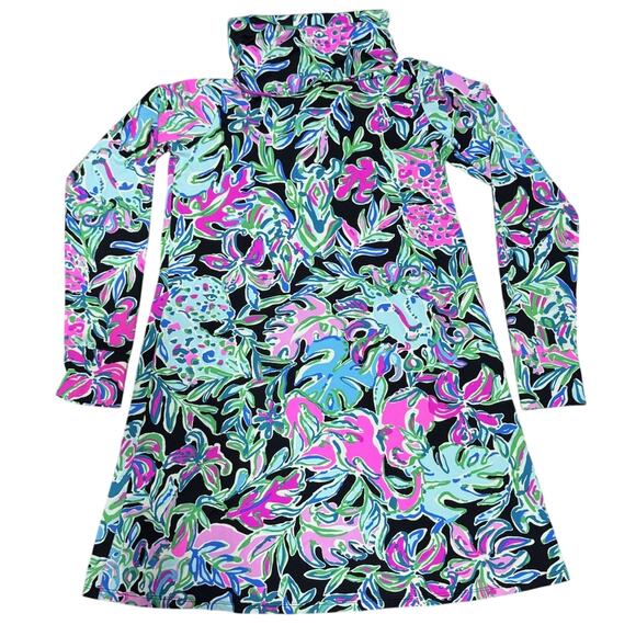 Lilly Pulitzer Lilshield UPF 50 Chillylilly Lets Go Wild Medium Dress W/ Pockets - Picture 1 of 11